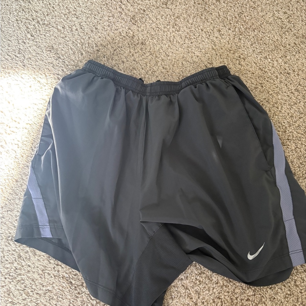 Nike Light Blue Dri-FIT Athletic Shorts